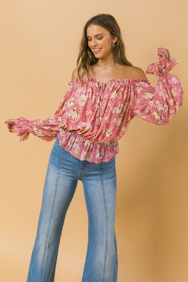 The Sweetest Off The Shoulder Blouse