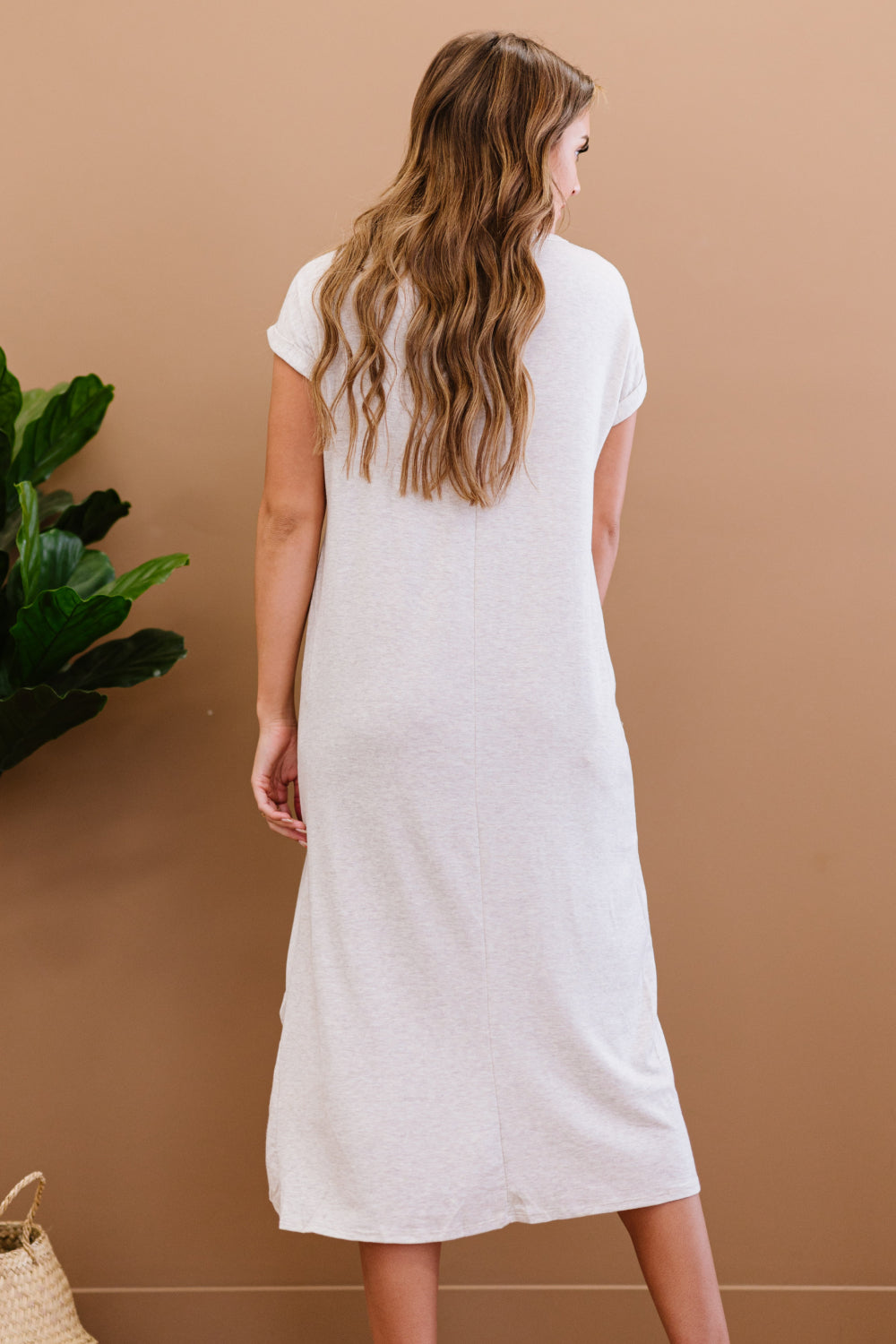 P & Rose Plot Twist T-Shirt Dress